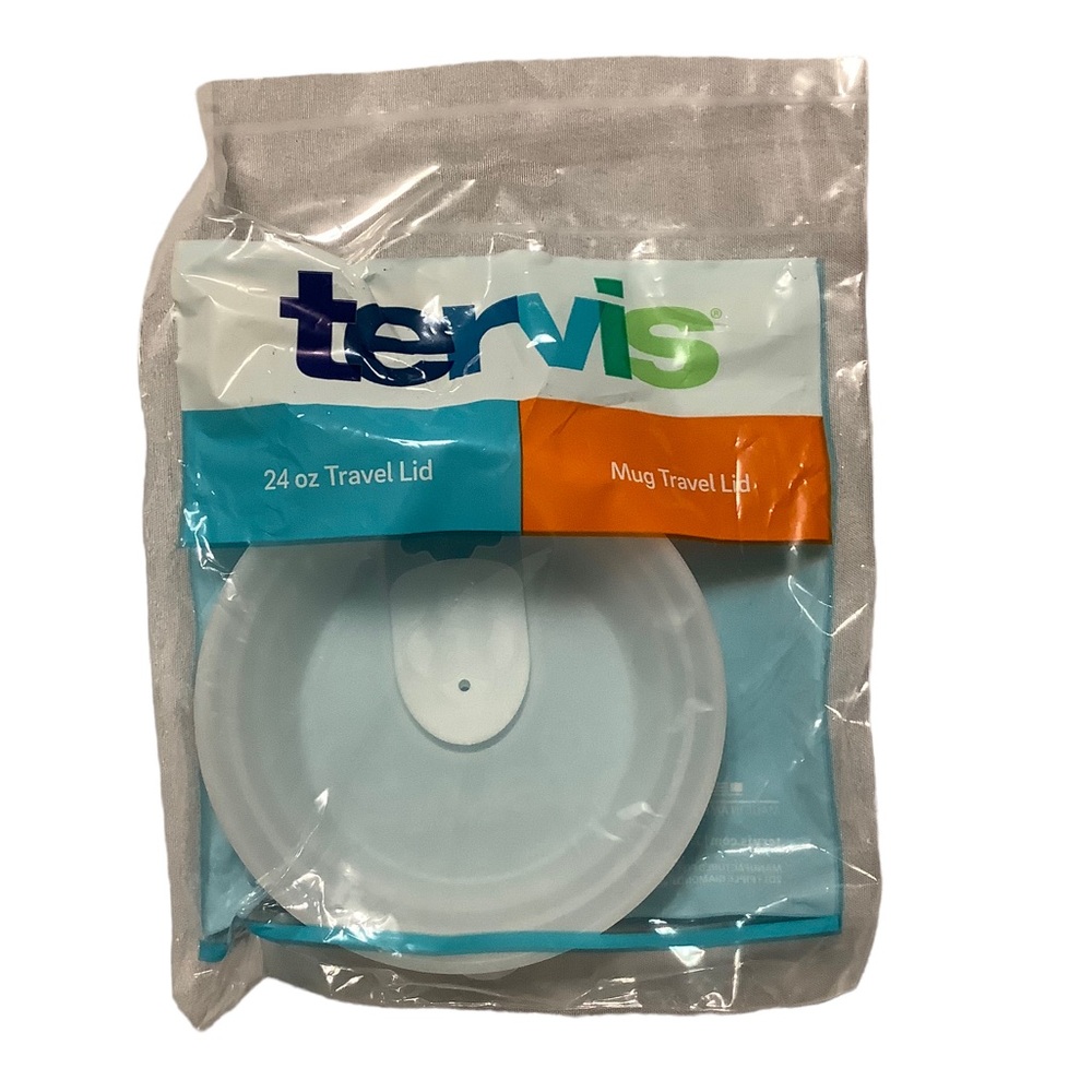 Clear 24 oz Tervis Travel Lid, NIP